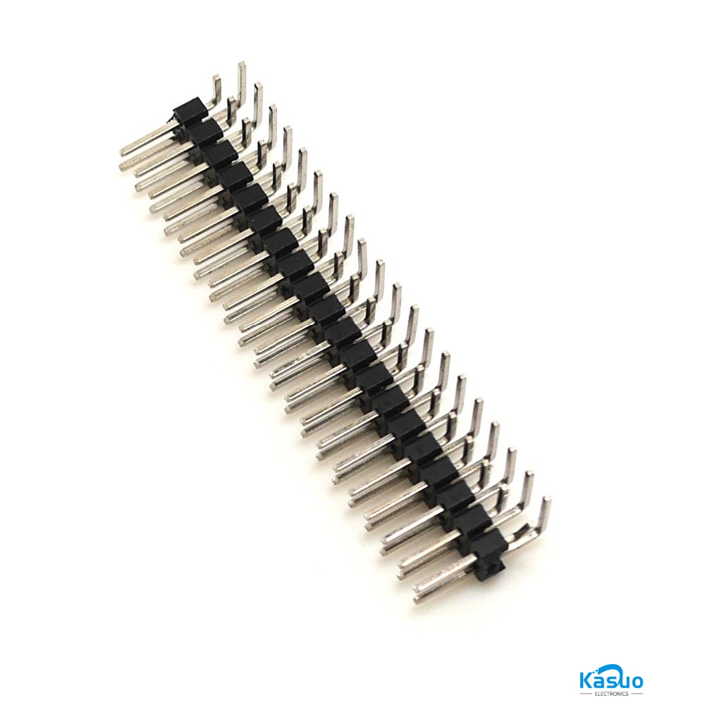 2x20 Pin Right Angle Male Header - 2.54mm Pitch